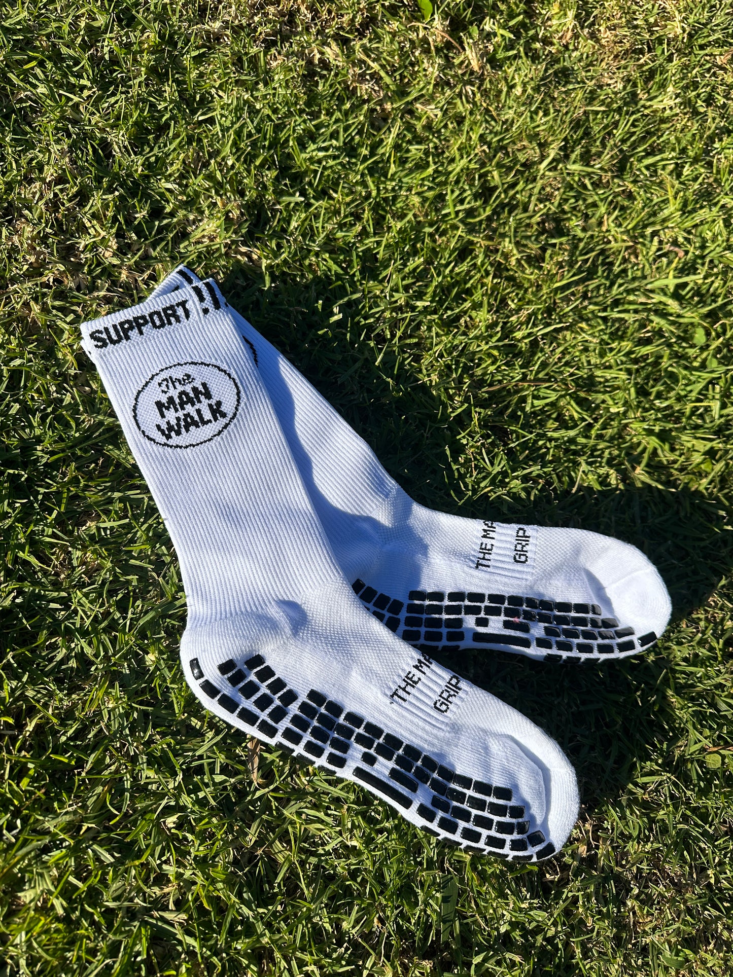 The Man Walk x Grip Star Socks