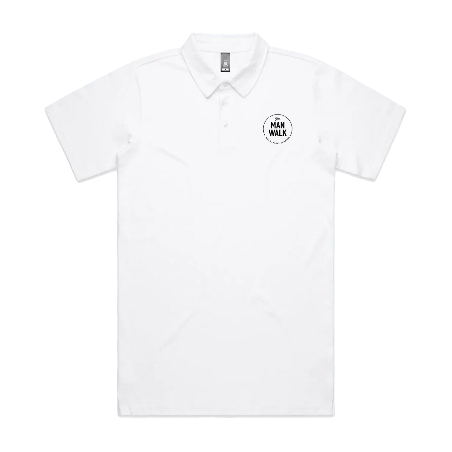 White front flat lay